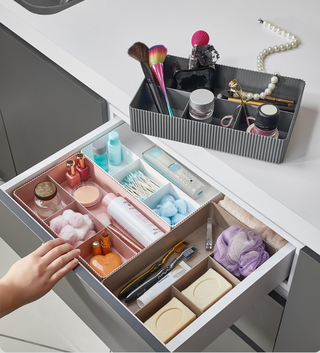 Lova Stackable Drawer Organizer (4 partitions) – Make Room By Maha