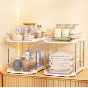 Double divided Layered Storage Rack