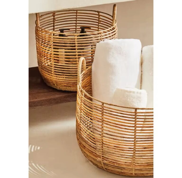 Imitation rattan storage basket Make Room By Maha