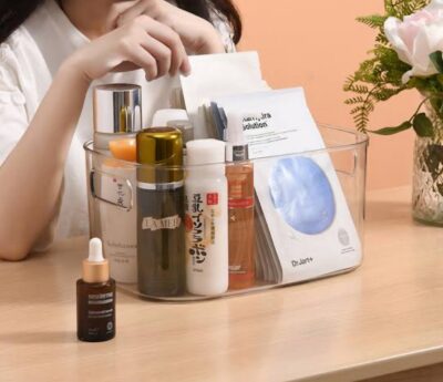 Acrylic Clear Oval Bins Packs