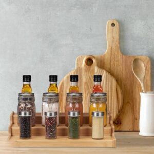Spices 3 Step Rack - Natural Wood