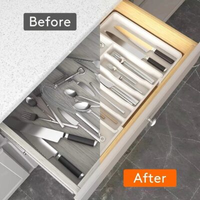 Expandable Cutlery Drawer Organizer - Image 3