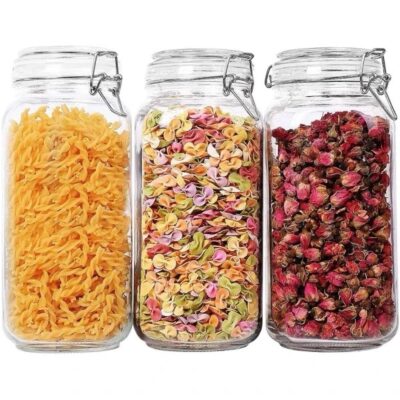 Glass Mason Jar- Airtight - Image 3