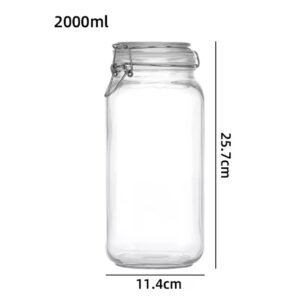 Glass Mason Jar- Airtight
