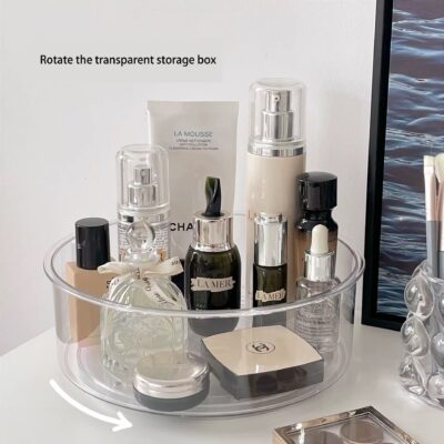 Clear Acrylic Rotating Organizer - Image 3