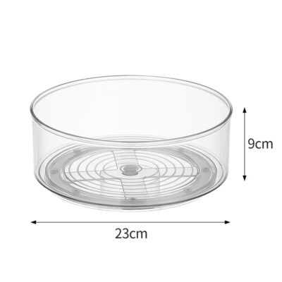 Clear Acrylic Rotating Organizer - Image 6