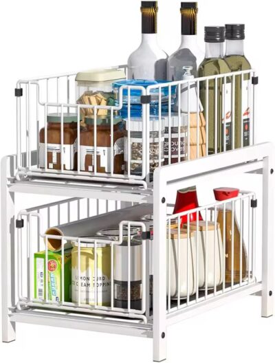 Heavy Duty Kitchen Cabinet Double Rack - Image 3