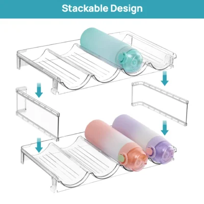 Acrylic Bottles Double Rack Organizer