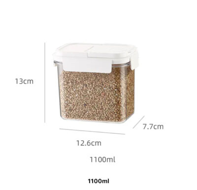 Easy Open Pantry Container with White Lid - Image 9
