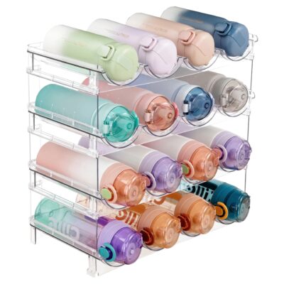 Acrylic Bottles Double Rack Organizer - Image 3