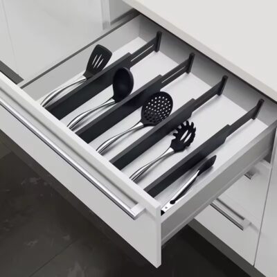 Black Wooden Drawer Separator - long - Image 2