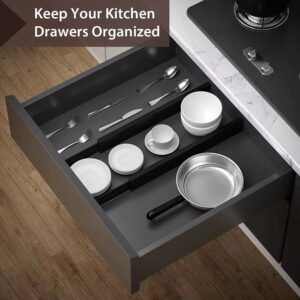 Black Wooden Drawer Separator