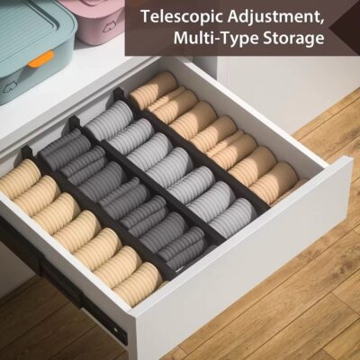 Black Wooden Drawer Separator - long - Image 6