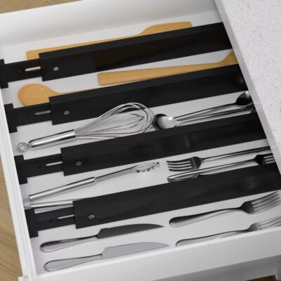 Black Wooden Drawer Separator - long - Image 4