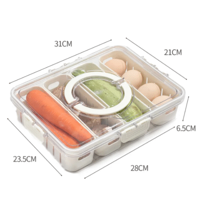 Fridge Box - 4partitions -with inner drainage - Image 2