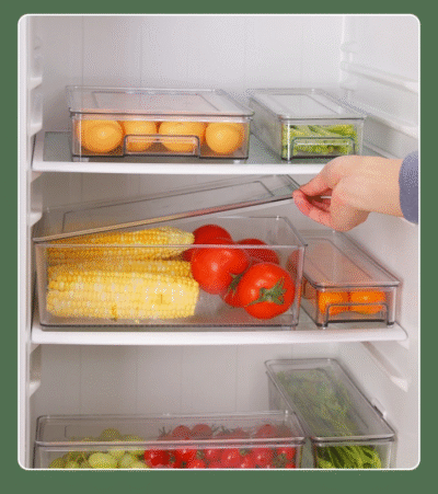 Acrylic Fridge Box-with lid - Image 2