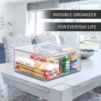 Multi-Functional fridge organizer with lid set - Image 5