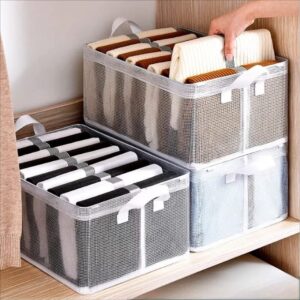 Foldable Wardrobe Organizer- Transparent White