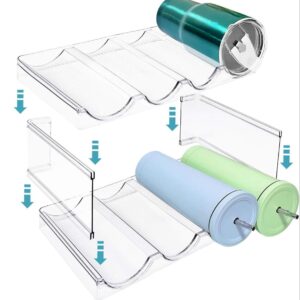 Acrylic Bottles Double Rack-8 Bottles