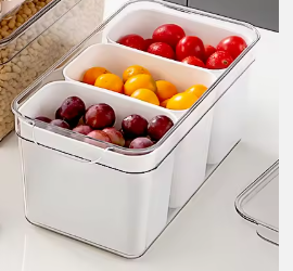 Deerbox Salad Box-3 bins