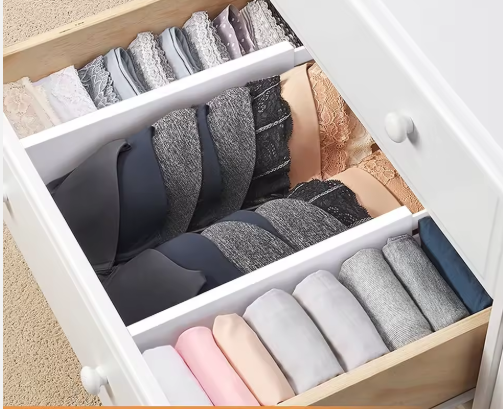 White Wooden Drawer Separator-Long - Image 3