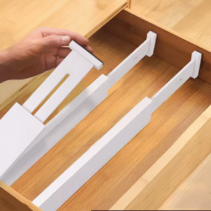 White Wooden Drawer Separator-Long