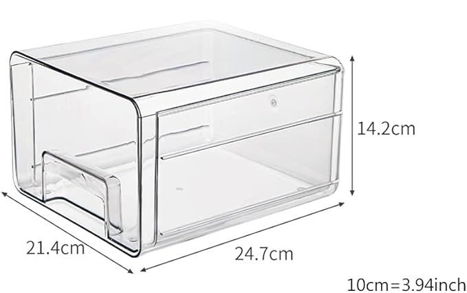 Clear Stackabe Multipurpose Drawer - Image 2