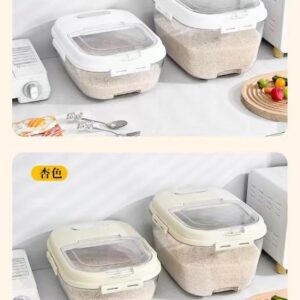 Rice Container with Cup