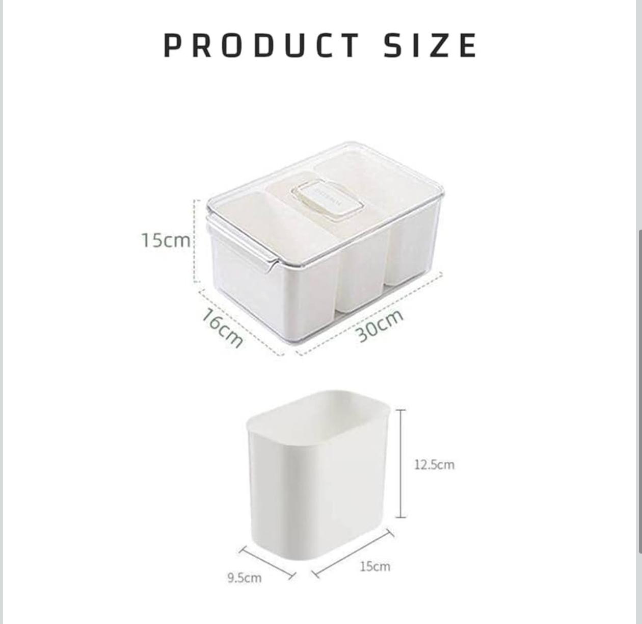 Deerbox Salad Box-3 bins - Image 5