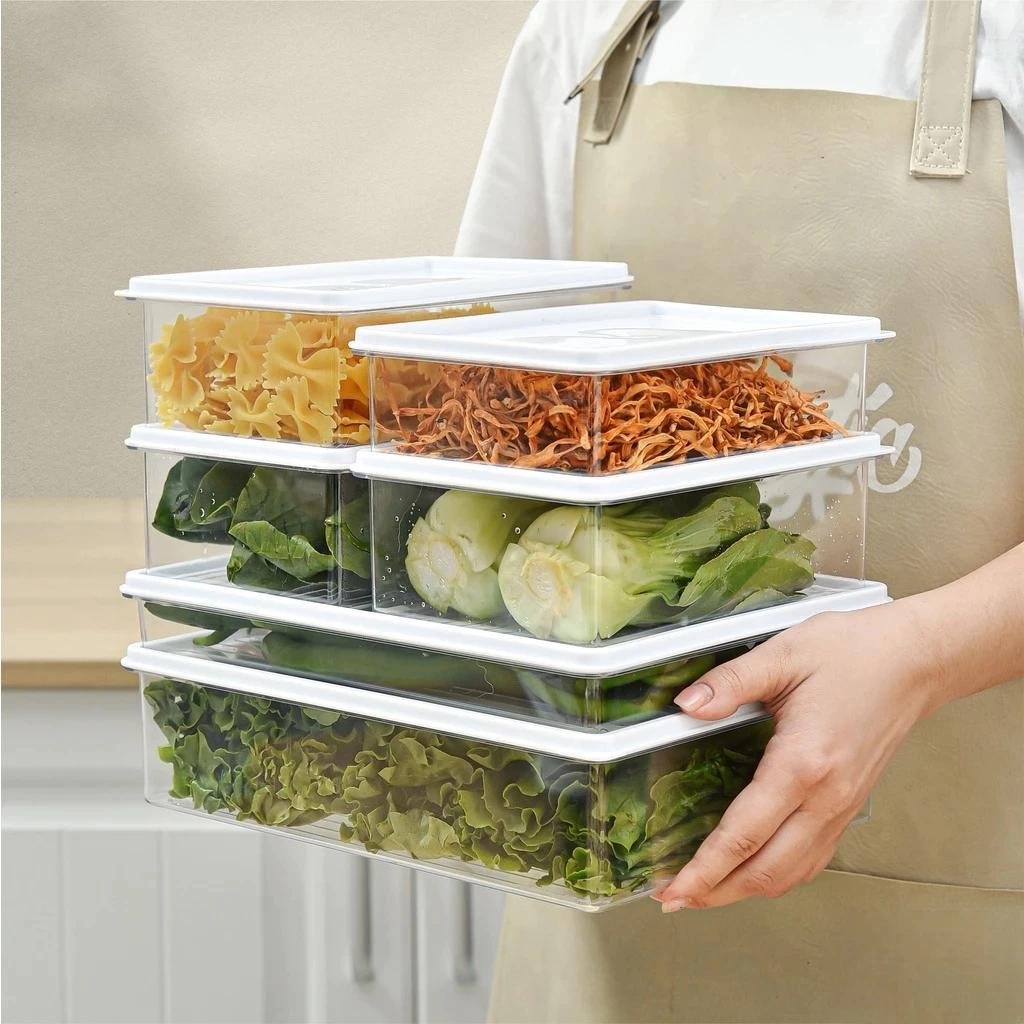 Fridge/Freezer Acrylic Container with Lid / 5.5L - Image 2